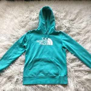 North Face 1/2 Dome Ice Blue Hoodie Sweatshirt‎